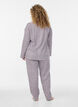 Cotton pyjama shirt with chest pocket, Red, Model image number 2