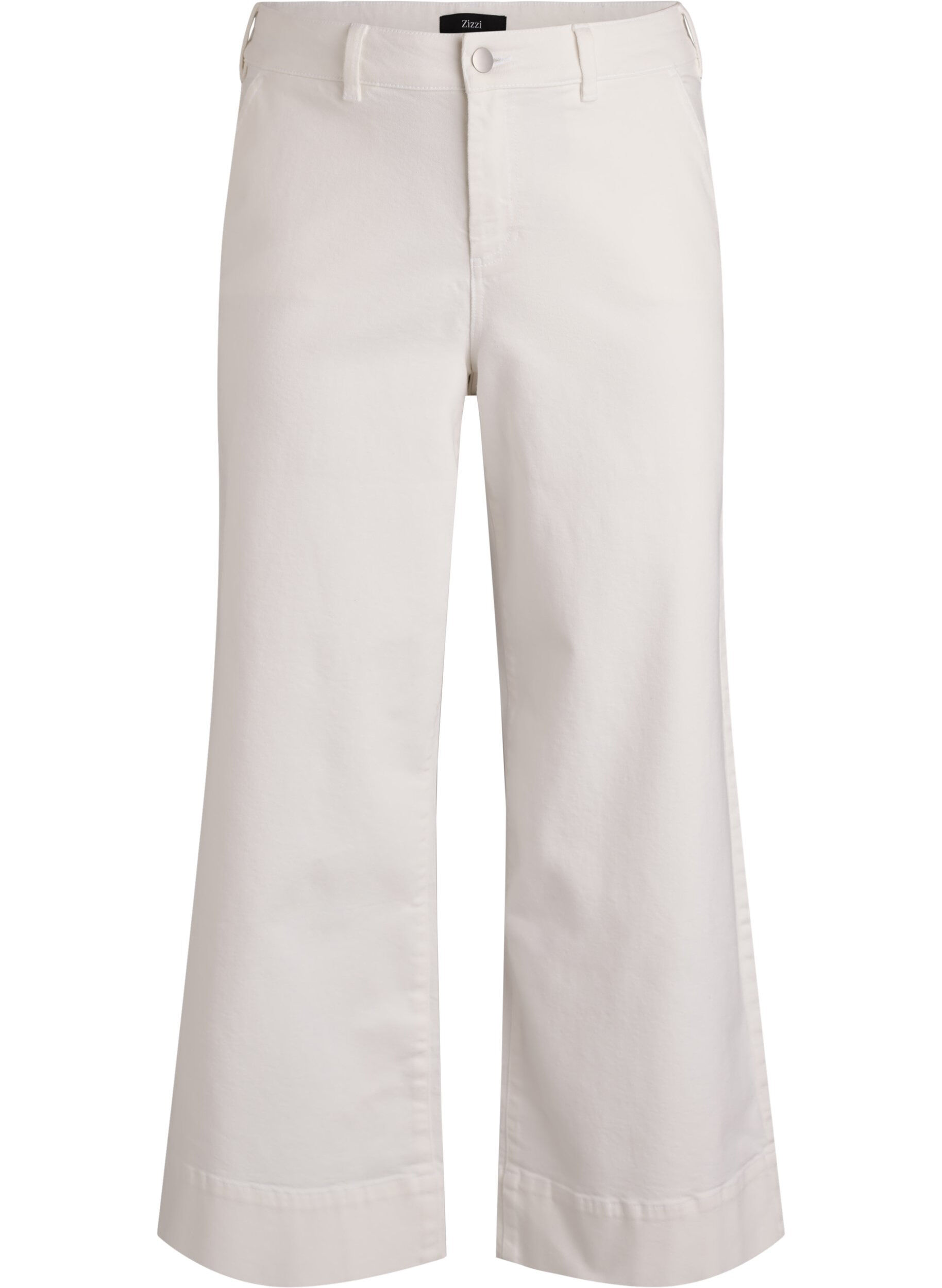 ZizzifashionMyra high-waist wide fit jeans, White, Packshot image number 0