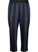 Cropped trousers with stripes, Blue, Packshot image number 0
