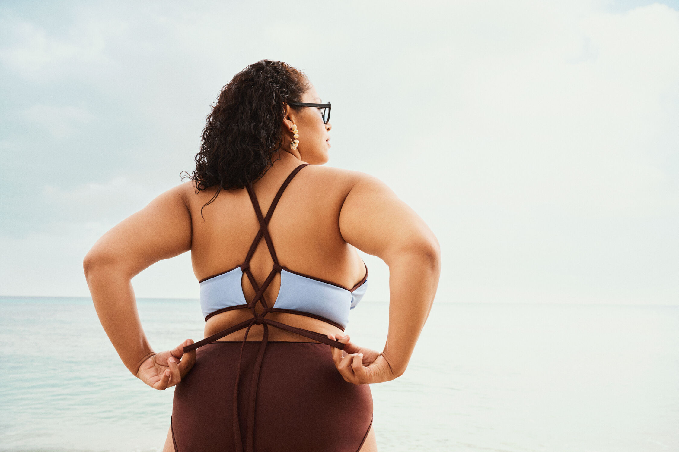 Zizzifashion Reversible bikini, , Model