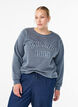 Sweatshirt with embroidered Milan motif, Dark Grey, Model image number 0