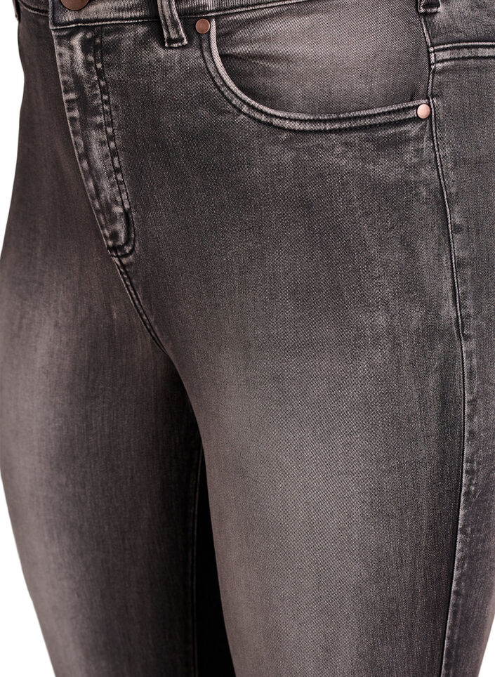 Super slim Amy jeans with high waist, Dark Grey, Packshot image number 2