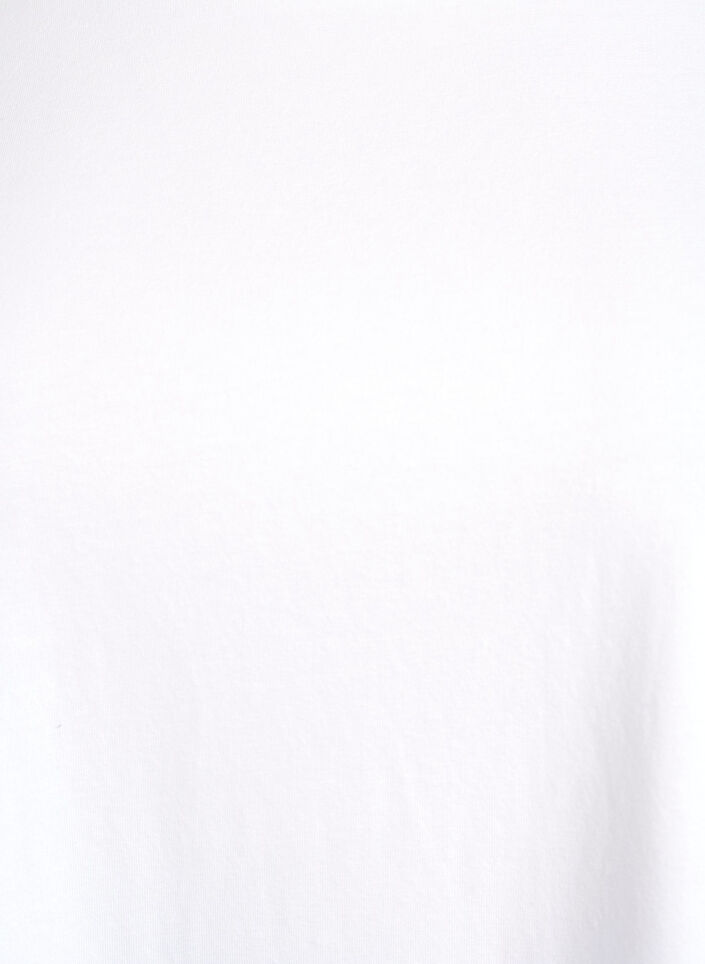 Basic jersey top with long sleeves, White, Packshot image number 2