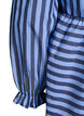 Blouse with stripes and bows, Blue, Packshot image number 3