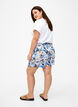 Loose-fitting shorts in viscose, Blue Graphic AOP, Model image number 1