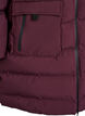 Puffer coat with hood and pockets, Dark Bordeaux, Packshot image number 3