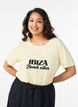 T-shirt with motif, Yellow, Model image number 0