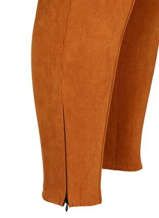 Leggings with texture and a zip, Glazed Ginger, Packshot image number 2