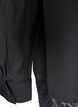 Loose shirt with a wide lace trim, Black, Packshot image number 3
