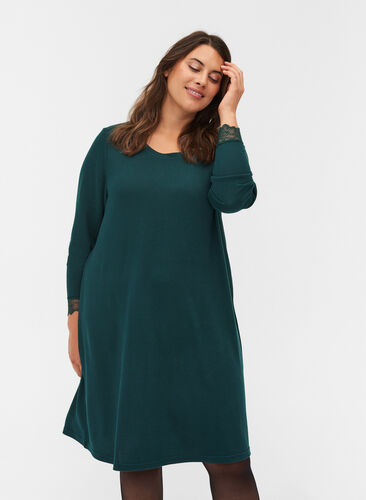 Long-sleeved dress, Ponderosa Pine, Model image number 0