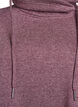 Short sweatshirt dress with high collar and pockets, Red, Packshot image number 2