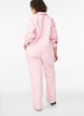 Coloured Myra jeans with stripes and wide legs, Pink, Model image number 1