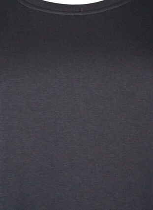 Sweat dress with embroidered details, Dark Grey, Packshot image number 2