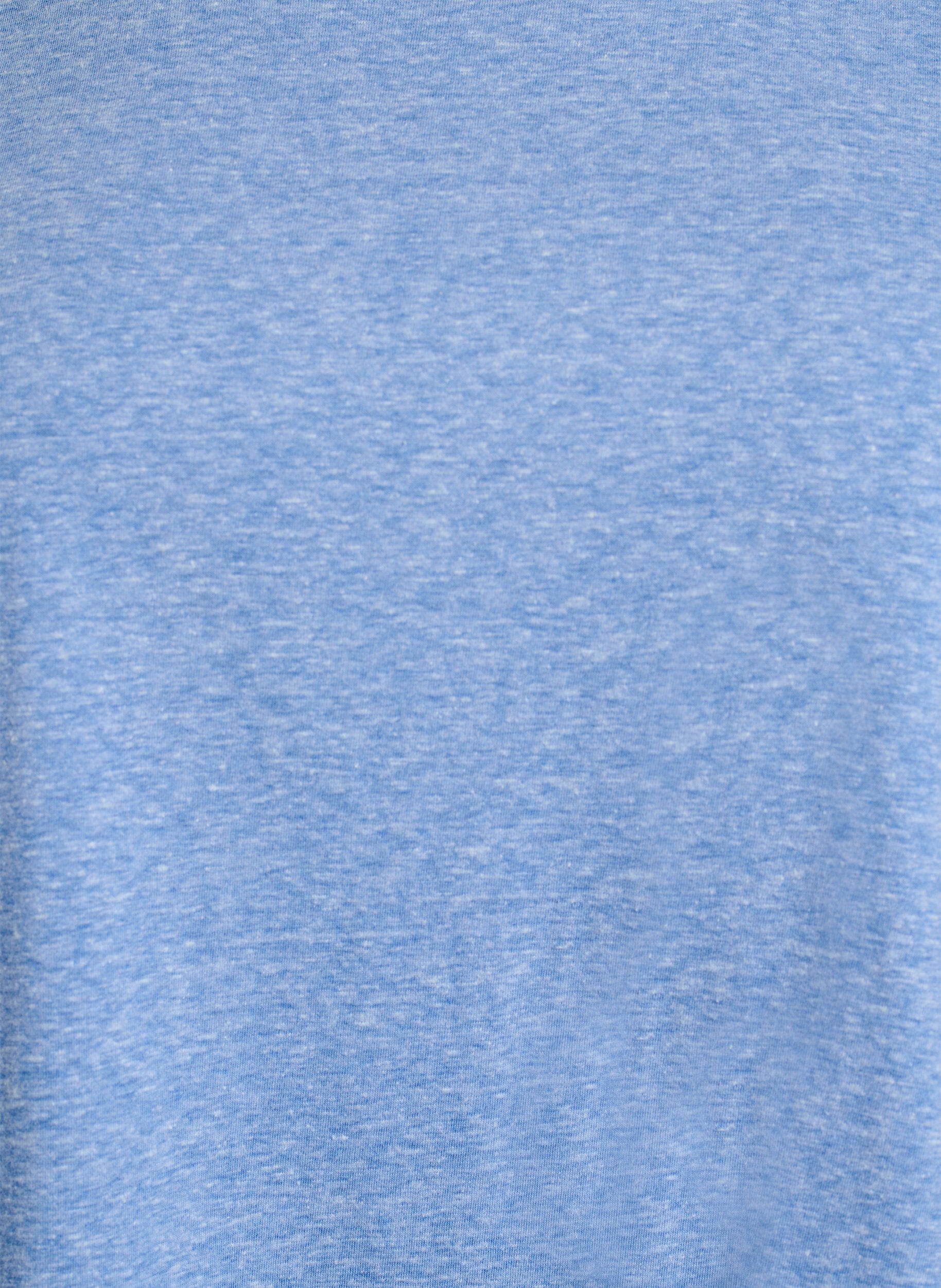 Zizzifashion Melange t-shirt with short sleeves, Blue, Packshot image number 2