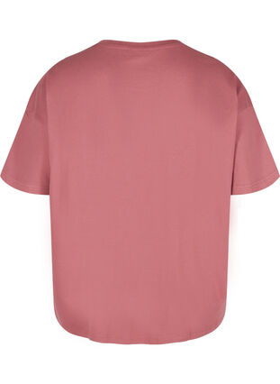 Short-sleeved cotton T-shirt, Deco Rose, Packshot image number 1