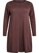 Knitted dress in cotton-viscose blend, Brown, Packshot image number 0
