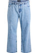 Straight fit jeans with a tie belt, Light Blue, Packshot image number 0