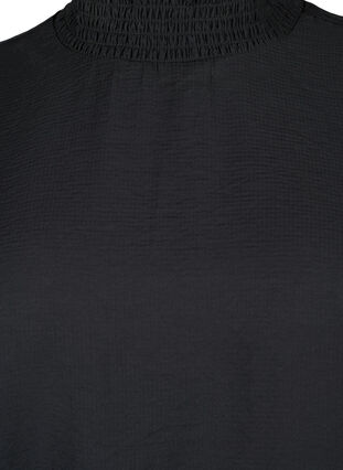 Viscose blouse, Black, Packshot image number 2