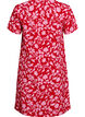 Short a-line dress with floral print, Red, Packshot image number 1