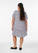 Viscose dress with cutline, Blue, Model image number 2