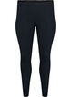 Basic leggings with extra length, Black, Packshot image number 0