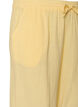 Loose cotton muslin shorts with a high waist, Yellow, Packshot image number 2