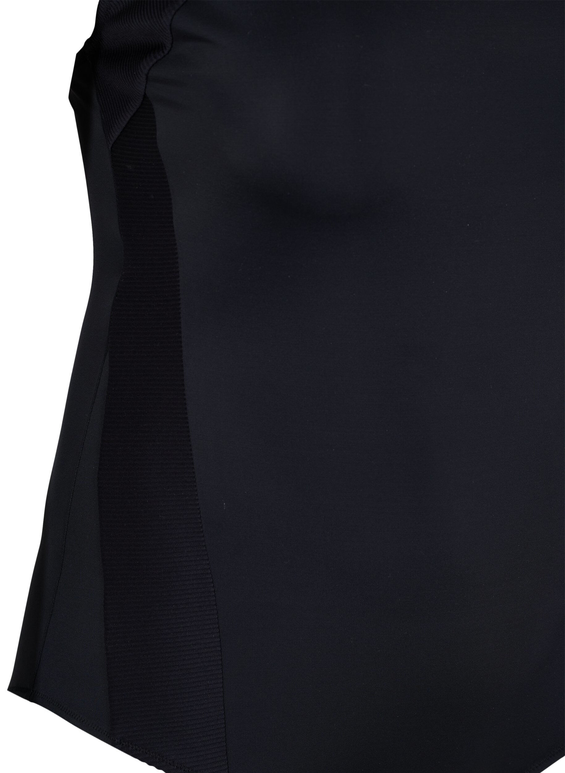 Zizzifashion Swimsuit with drapes, Black, Packshot image number 3