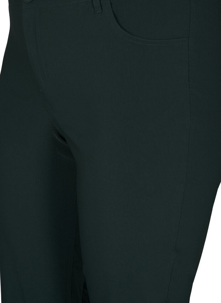 Classic viscose blend trousers, Green, Packshot image number 2