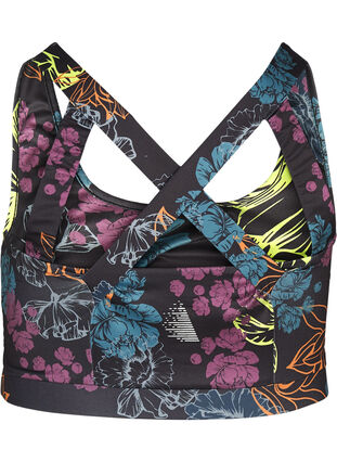 Sports top with a floral print, Graphic Flower, Packshot image number 1