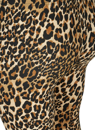 Viscose leggings with leopard print, LEO AOP, Packshot image number 3