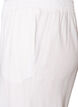 Wide-leg linen and viscose trousers, White, Packshot image number 2