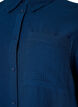 Cotton muslin nightshirt with long sleeves, Blue, Packshot image number 2
