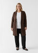 Long blazer with pockets, Brown, Model image number 1