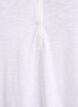 Long-sleeved t-shirt with V-neck and buttons, White, Packshot image number 2