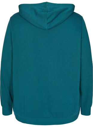Sweatshirt with hood and pockets, Pacific, Packshot image number 1