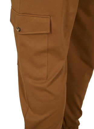 Loose trousers with elasticated trim and pockets, Rubber, Packshot image number 3