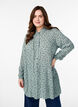 Long shirt with floral print, Green, Model image number 0