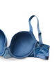 Moulded bra with mesh, Blue, Packshot image number 3