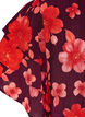 Floral viscose blouse with ruffle sleeves, Purple, Packshot image number 3
