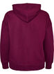 Hoodie with chest print, Purple, Packshot image number 1