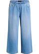 Loose-fit jeans with an elasticated waistband and a drawstring, Light Blue, Packshot image number 0