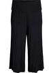 Jersey culotte trousers with high waist, Black, Packshot image number 0