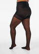Push-up 25 denier tights with polka dot pattern, Black, Packshot image number 1