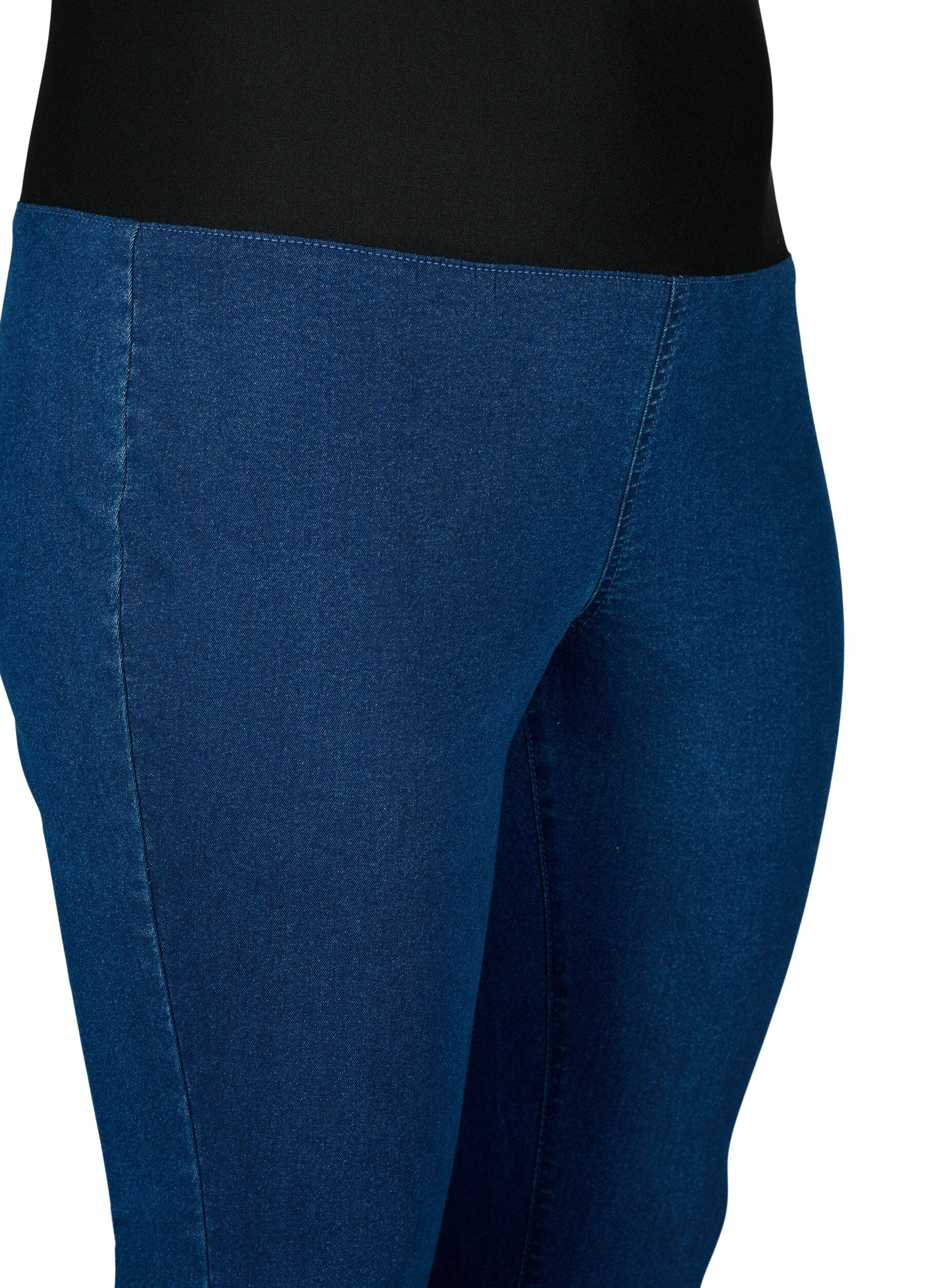Zizzifashion FLASH - Jeggings with wide elastic waistband, Blue, Packshot image number 2