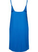 Solid colour strap dress in viscose, Blue, Packshot image number 1