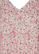 Viscose tunic with print and short sleeves, Pink Ditsy AOP, Packshot image number 2