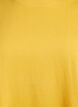 Basic cotton T-shirt with round neck, Yellow, Packshot image number 2