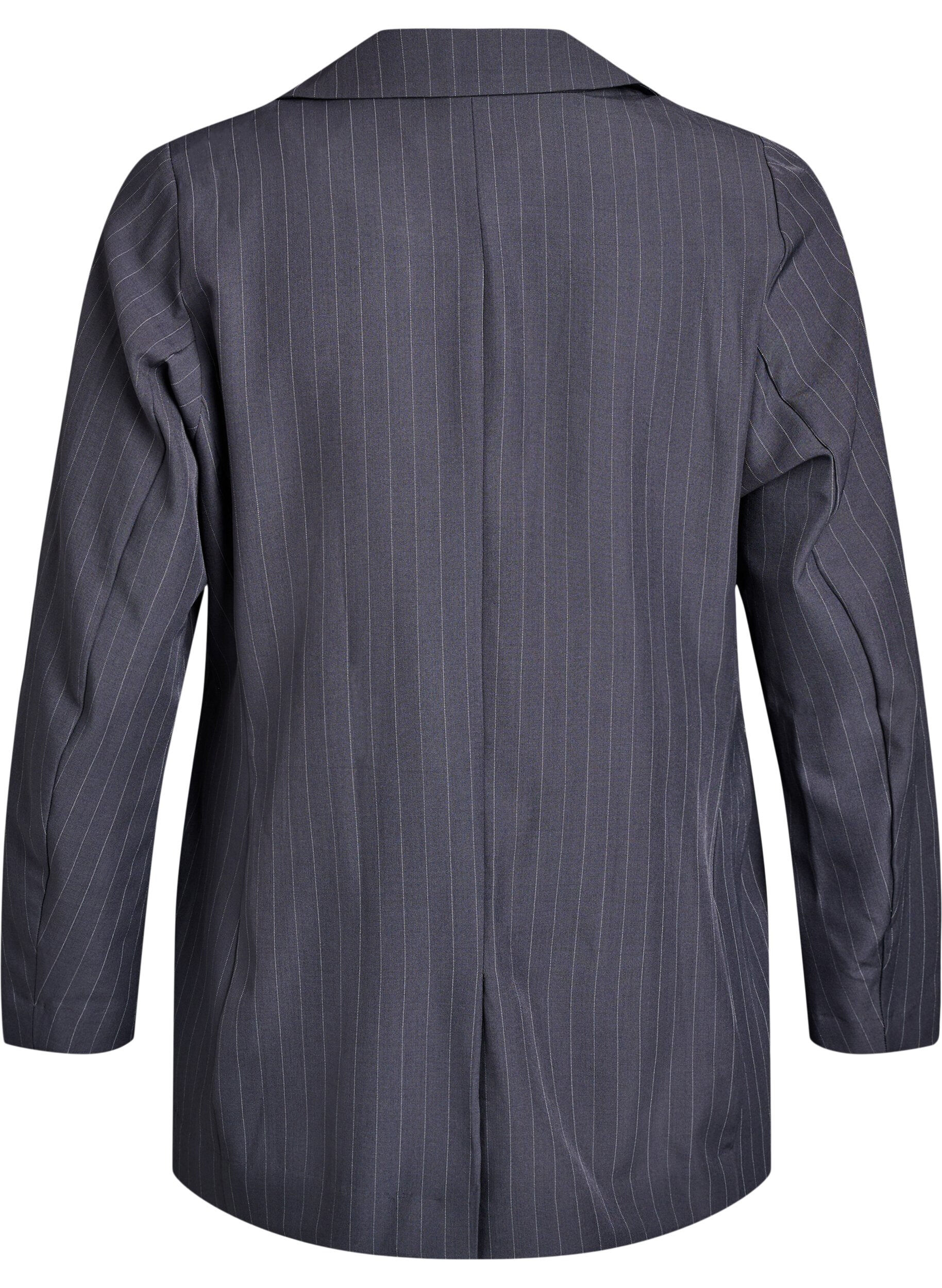 Zizzifashion FLASH - Blazer with pockets and slits, Dark Grey, Packshot image number 1