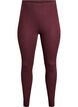 Basic leggings in viscose, Dark Bordeaux, Packshot image number 0