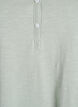 T-shirt with button detail, Green, Packshot image number 2